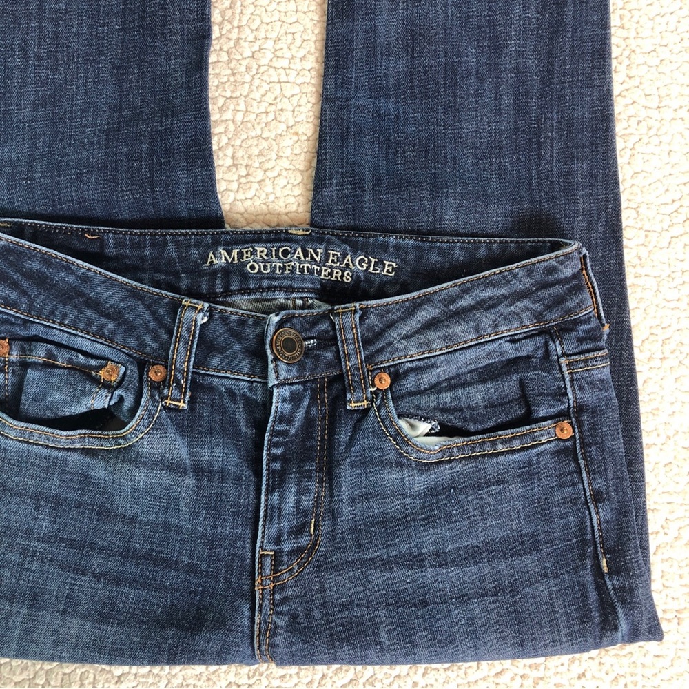 American Eagle Outfitters Women’s Hi-Rise Skinny Stretch Size 2 Regular Jeans - Picture 5 of 15